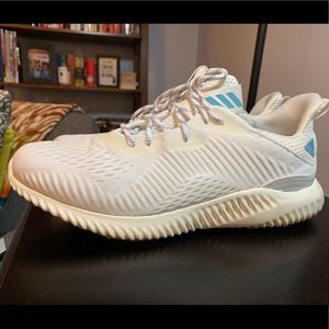 Adidas Alphabounce White Sneakers (10.5)